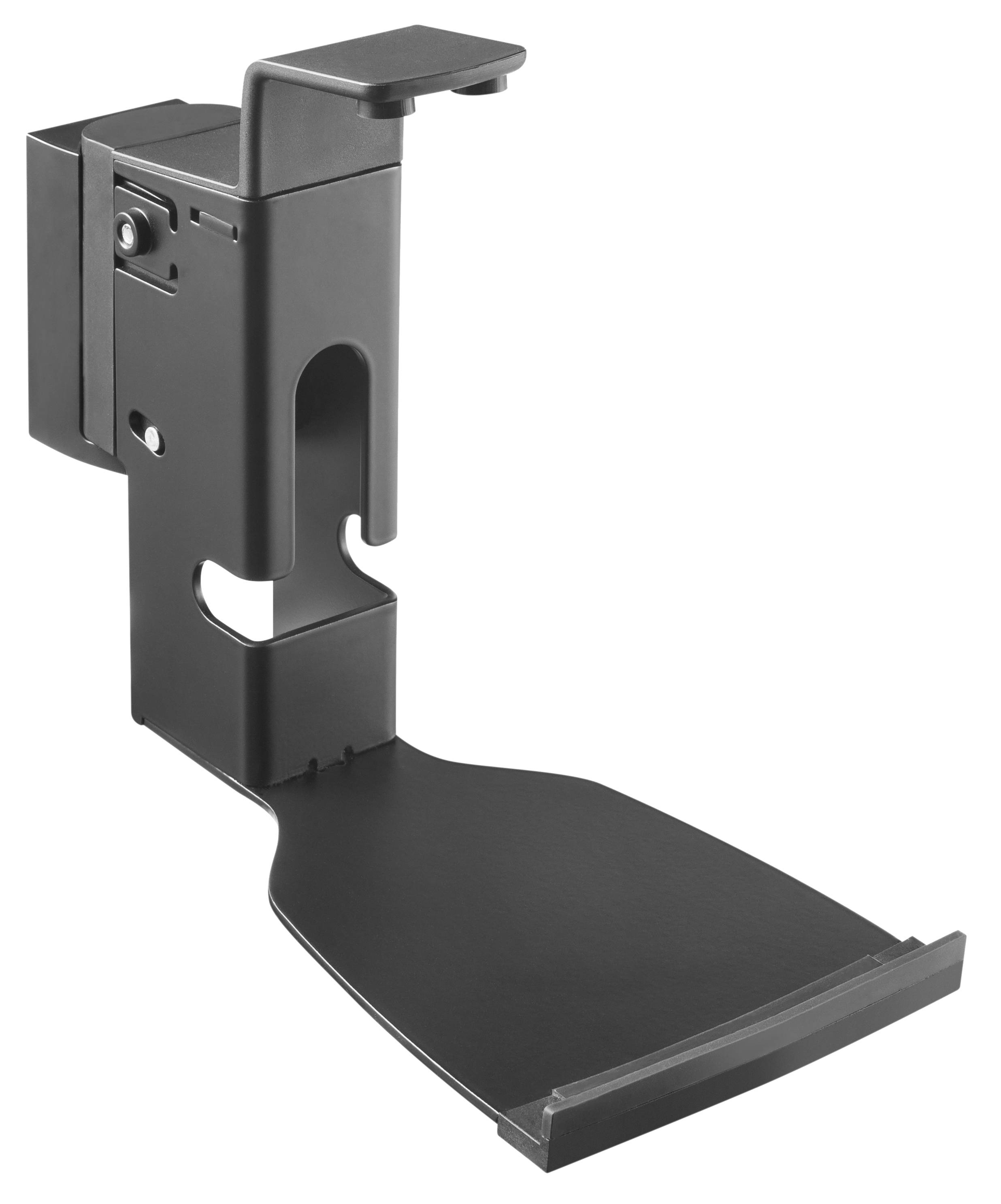 My Wall 2 Wandhalter für SONOS Lautsprecher PLAY: 5 Gen.2 Belastung: 7 kg, schnelle und einfache Installation, Inhalt: 2 Stück, schwarz