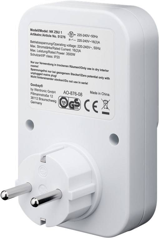 Goobay 3er-Set, Analoge Zeitschaltuhr Leicht zu bedienende analoge Zeitschaltuhr