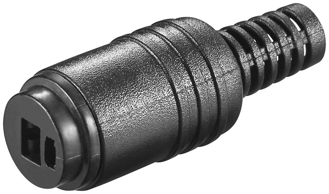 Goobay Lautsprecherkupplung - mit Schraubanschluss und Knickschutz