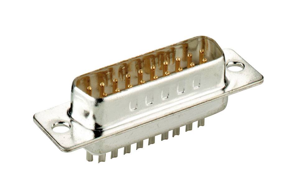 goobay SUB-D-Standard Stiftleiste 9-polig Lötkelch