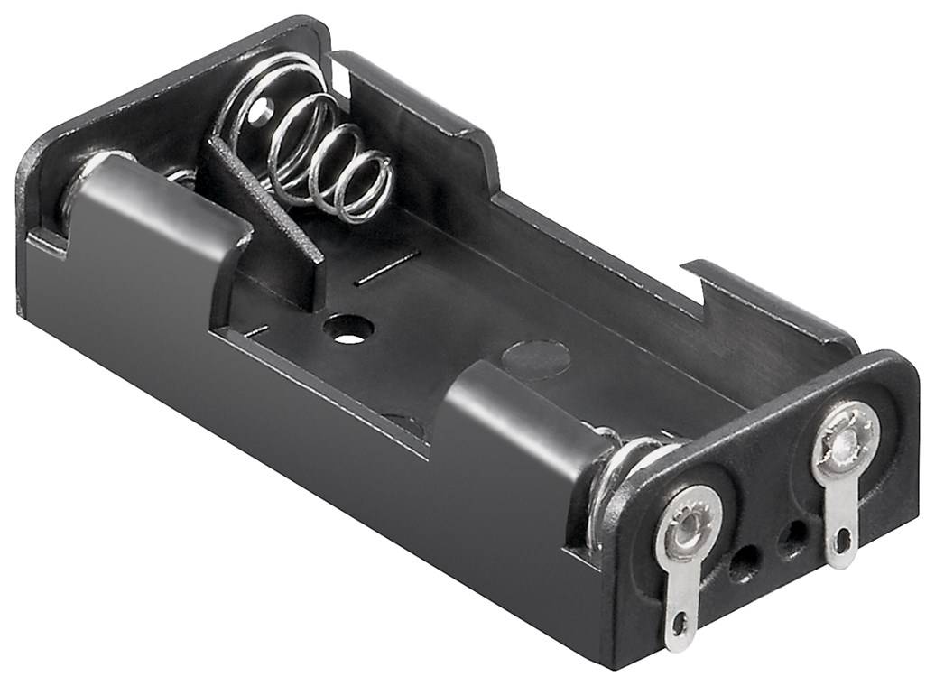 GOOBAY Batteriehalter, 2x Micro, Lötfahnen