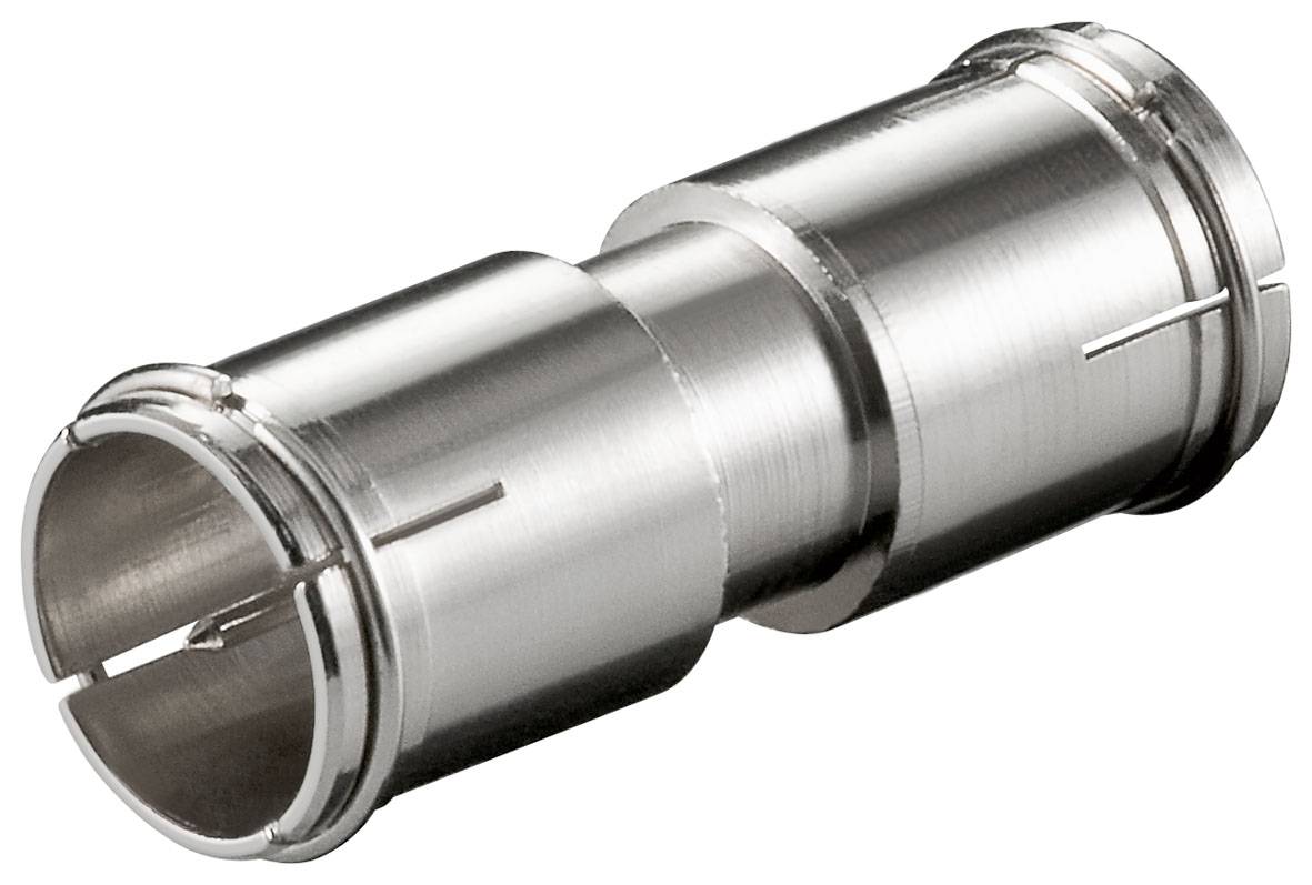 goobay Verbinder:F-Quick-Stecker auf F-Quick-Stecker