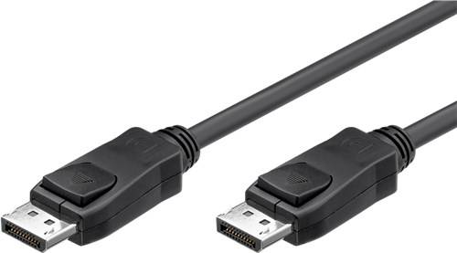 goobay DisplayPort Kabel 20 pol. Stecker auf 20 pol. Stecker schwarz 3 m