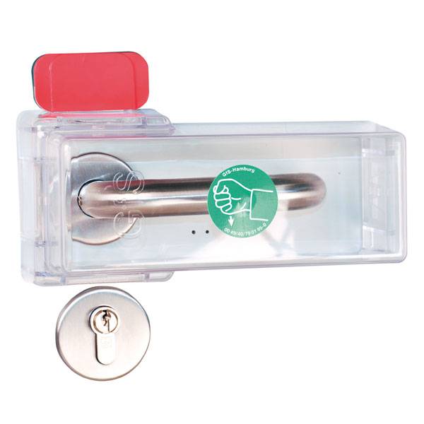 Fluchthaube K - komplett Haube mit Piktogramm, 2 Unterplatten grün