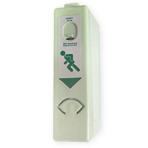 Türwächter EH mit Voralarm-Modul, Gehäuse langnachleuchtend DIN EN 179