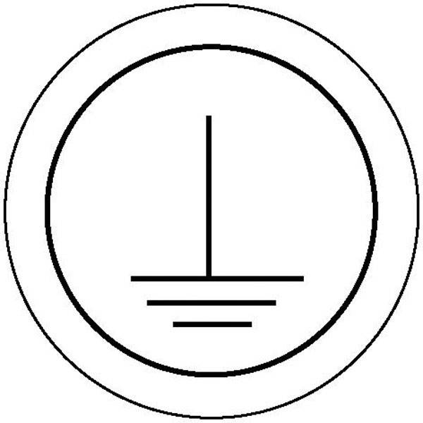 Kennzeichnung an Betriebsmitteln auf Bogen Schutzleiter, Folienetik, gest,3,15cm