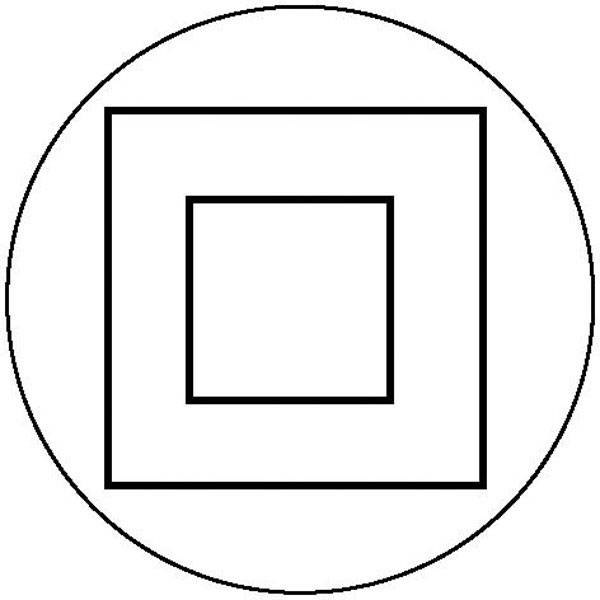 Kennzeichnung an Betriebsmitteln Bogen Schutzisolierung, Folienetik,gest,1,60cm BGI 600