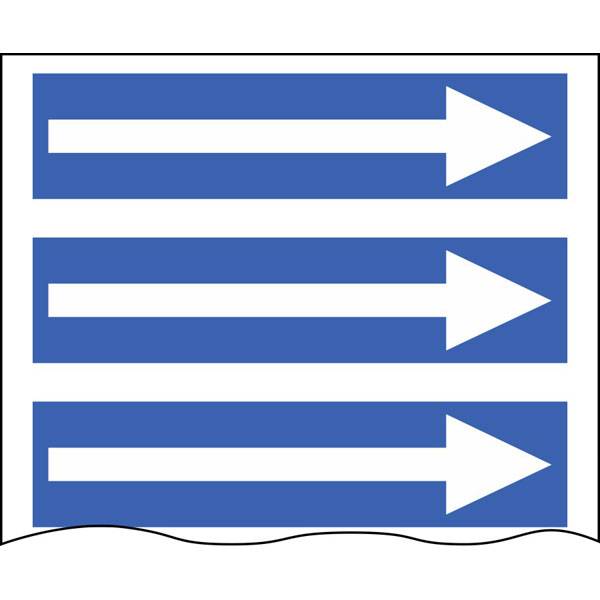 Rohrleitungskennzeichnung Fließrichtungspfeilbänder, 33 m x 3,8 cm, auf Rolle Version: 8-Brennbare Flüssigkeiten Nr. 08