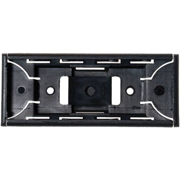 Kennflex Schilderträger aus PBT-Kunststoff mit Adapter, Größe 8,60 cm x 3,60 cm