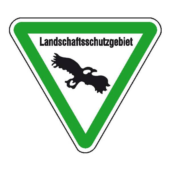 Landschaftsschutzgebiet Hinweisschild für Wald- und Freizeitanlagen, Alu, 50 cm