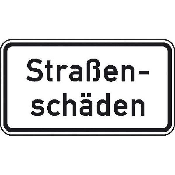 Straßenschäden, Verkehrsschild StVO, Nr. 1006-34, 60 x 33 cm StVO - Nr. 1006-34