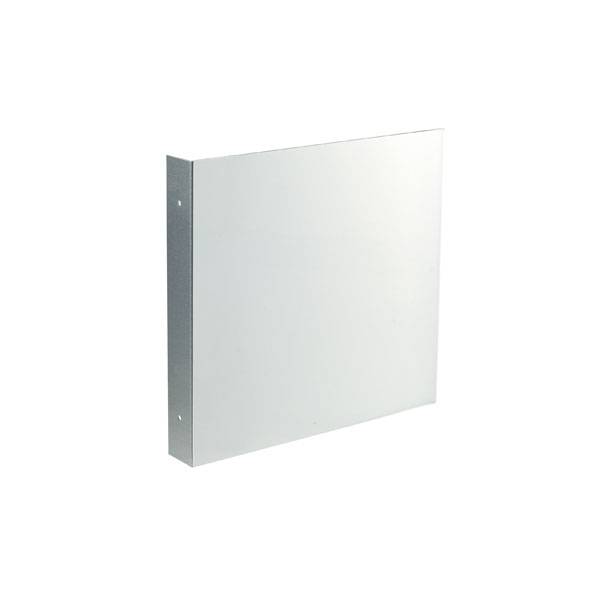 Fahnenschild, zur Wandmontage für Folienschilder, Alu, 2,2 x 15,0 x 15,5 cm