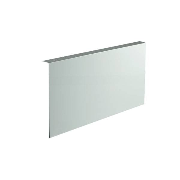 Fahnenschild, zur Deckenmontage für Folienschilder, Alu langn., 3x15,5x2,2 cm