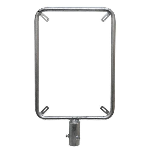 Rohrrahmen zum Aufstecken auf Rohrpfosten 6 cm, Hochformat, 40 x 60 cm