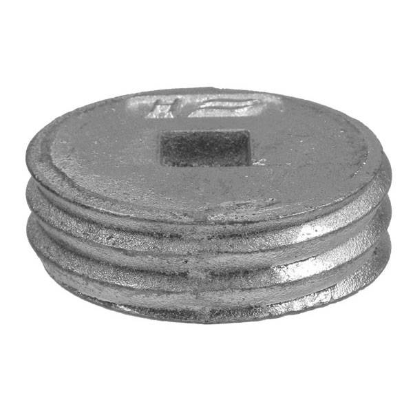 Blindstopfen aufschraubbar für Bodenhülse für Rohrpfosten mit 6,0cm¥