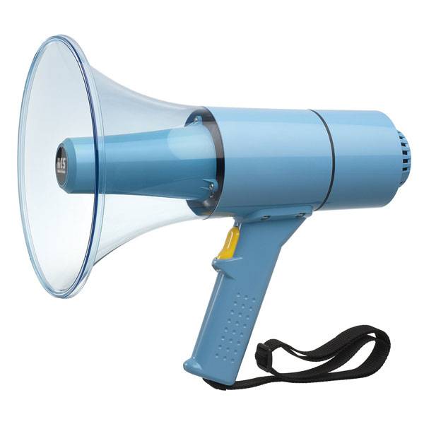 Transistor-Megaphon 25 Watt wassergeschützt für robuste Einsätze