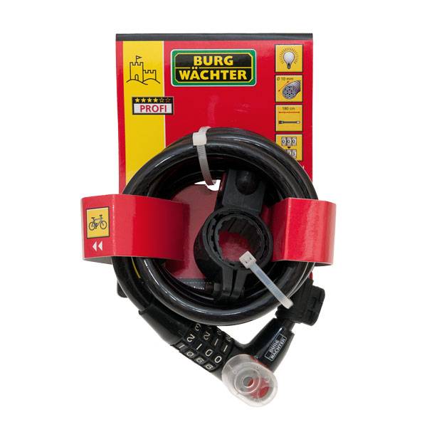 Burg Wächter 230 180L Zahlen-Spiralschloss mit Licht