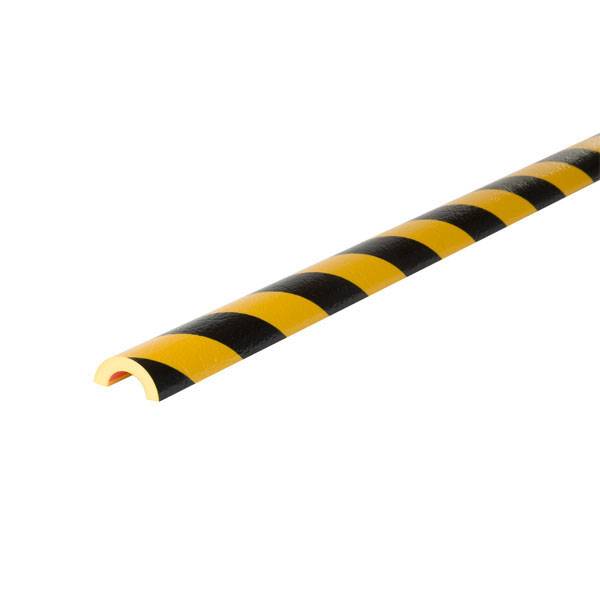 Schutzprofile Typ R30 für Rohr-Durchmesser 20-40 mm, gelb/schwarz, 500x5x2,5 cm