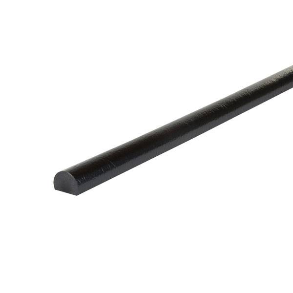 Schutzprofile, Flächenschutz Kreis 40/30 Typ C, schwarz, 100x4x3cm