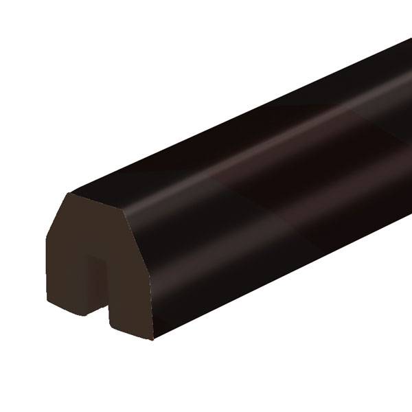 Schutzprofile, Profilschutz Trapez Typ BB, schwarz, 100x4,1x3,6cm