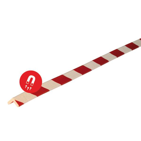SHG Knuffi Kantenschutz Typ E, rot/weiß, 100,0 x 2,6 x 2,6 cm