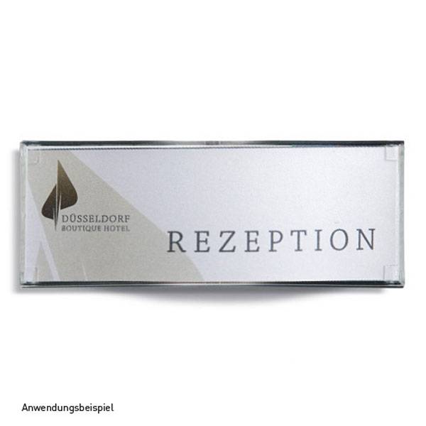 Türschilder OCEAN, ½ A6, Maße (B x H x T): 15,2 x 5,8 x 1,6 cm