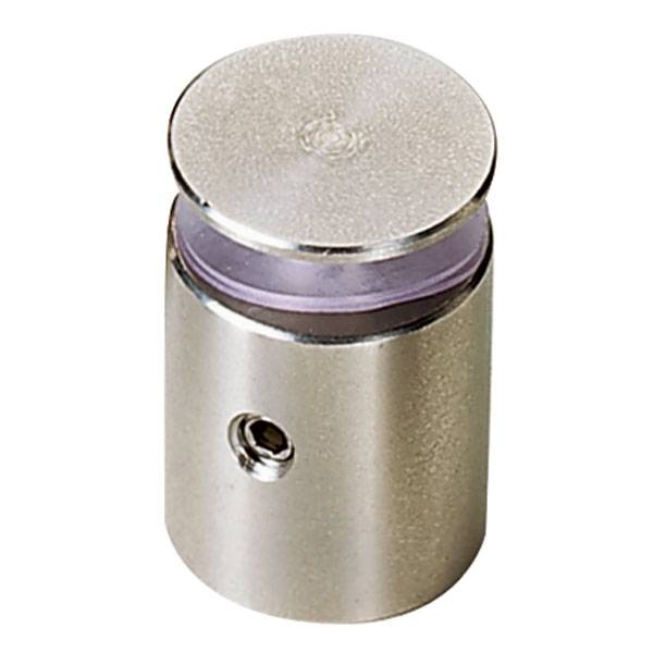 Befestigungselement, Halter aus hochwertigem Edelstahl, O 18mm, Kopf flach, für variable Materialstärke