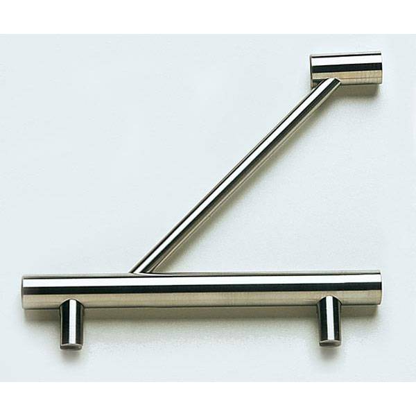 Fahnenschildhalter, aus hochwertigem Edelstahl, Ausladung 180mm, für 6mm Materialstärke