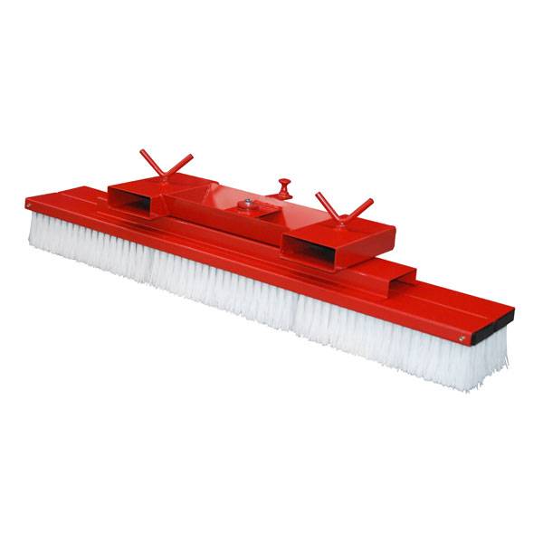 Stapler-Anbaugeräte Gabelstapler-Kehrbesen rot RAL 3000 35 x 150 x 30 cm