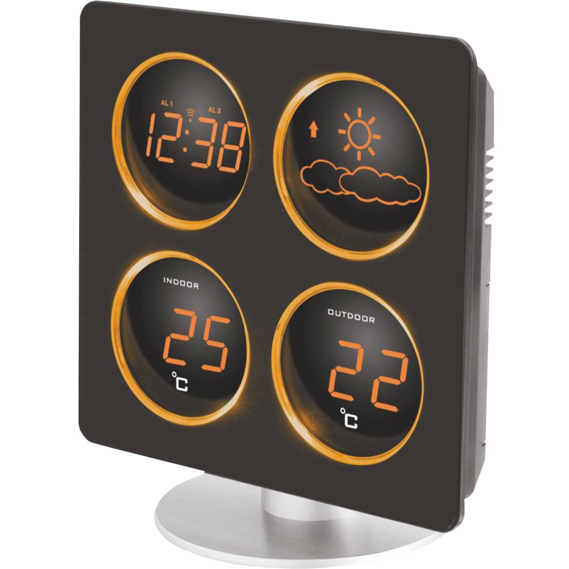 Techno Line Wetterstation WS 6830 Funk-Wetterstation Anzahl Sensoren max. 1