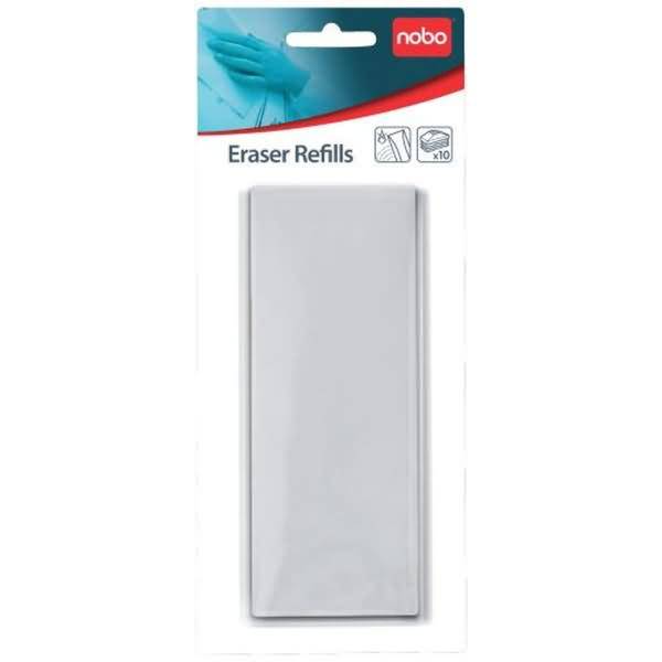 Ersatz-Löschfilztücher für Tafelwischer VE=10 Stück