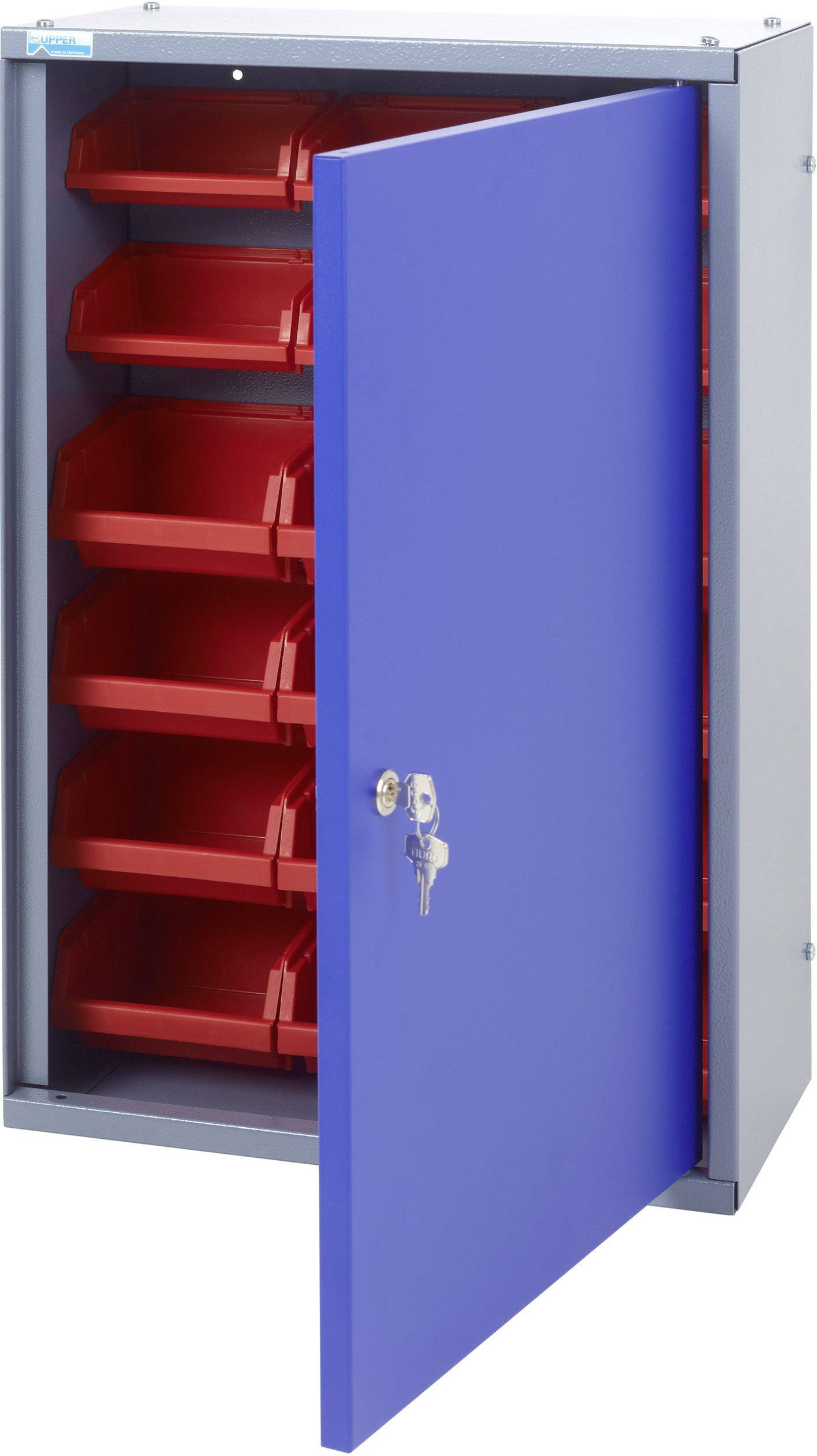 Küpper 70317 Werkzeug-Hängeschrank (L x B x H) 190 x 400 x 600mm Blau, Silber