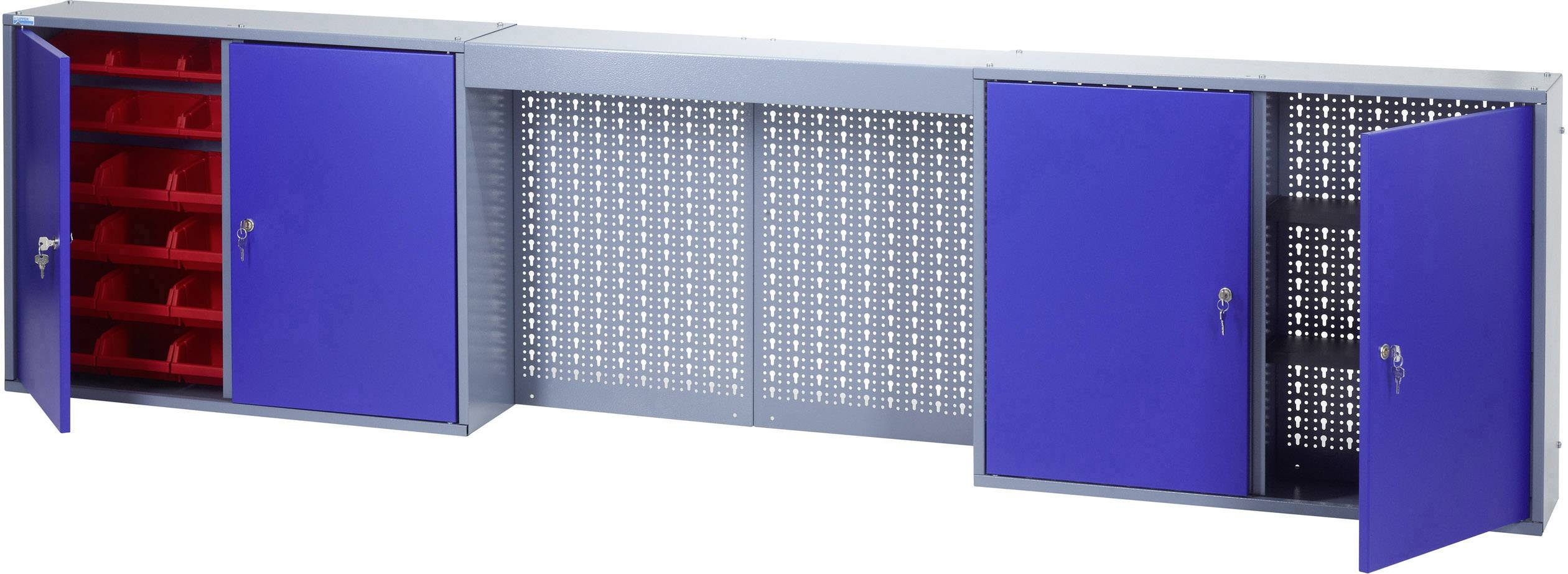 Küpper 70187 Werkzeug-Hängeschrank (L x B x H) 190 x 2400 x 600mm Blau, Silber