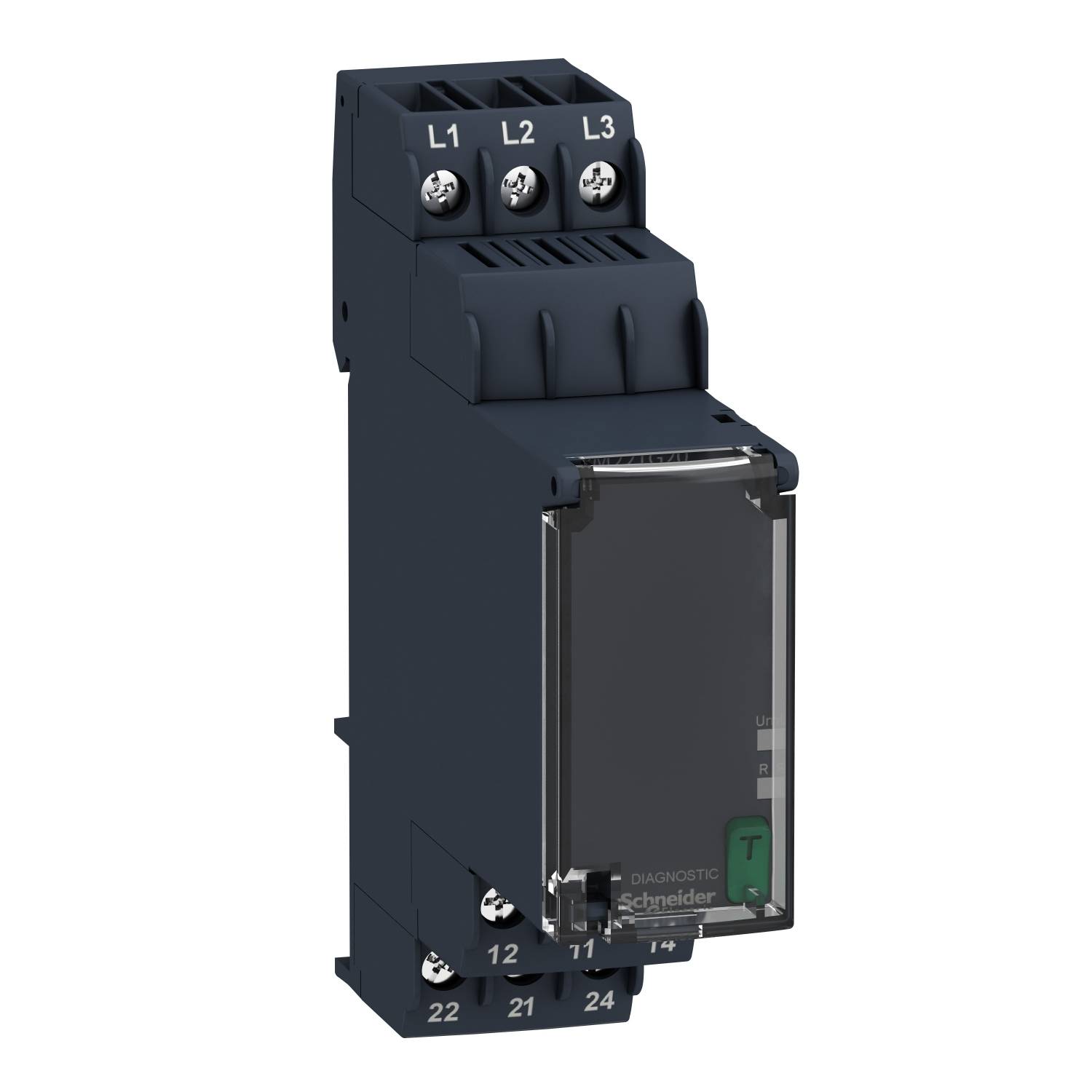 Schneider Electric Überwachungsrelais 208, 208 - 480, 480 V/DC, V/AC 2 Wechsler RM22TG20 1St.