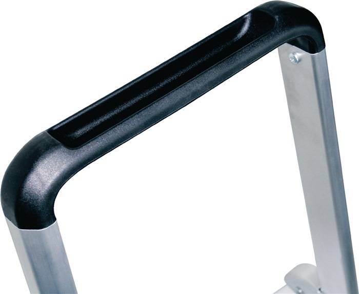 MUNK Günzburger Steigtechnik 11224 Aluminium Stufen-Stehleiter Arbeitshöhe (max.): 3 m Silber 5.8 kg