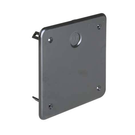 Kaiser Abschluss-Schraubdeckel 130x130x3,5mm sw 9909.02 S