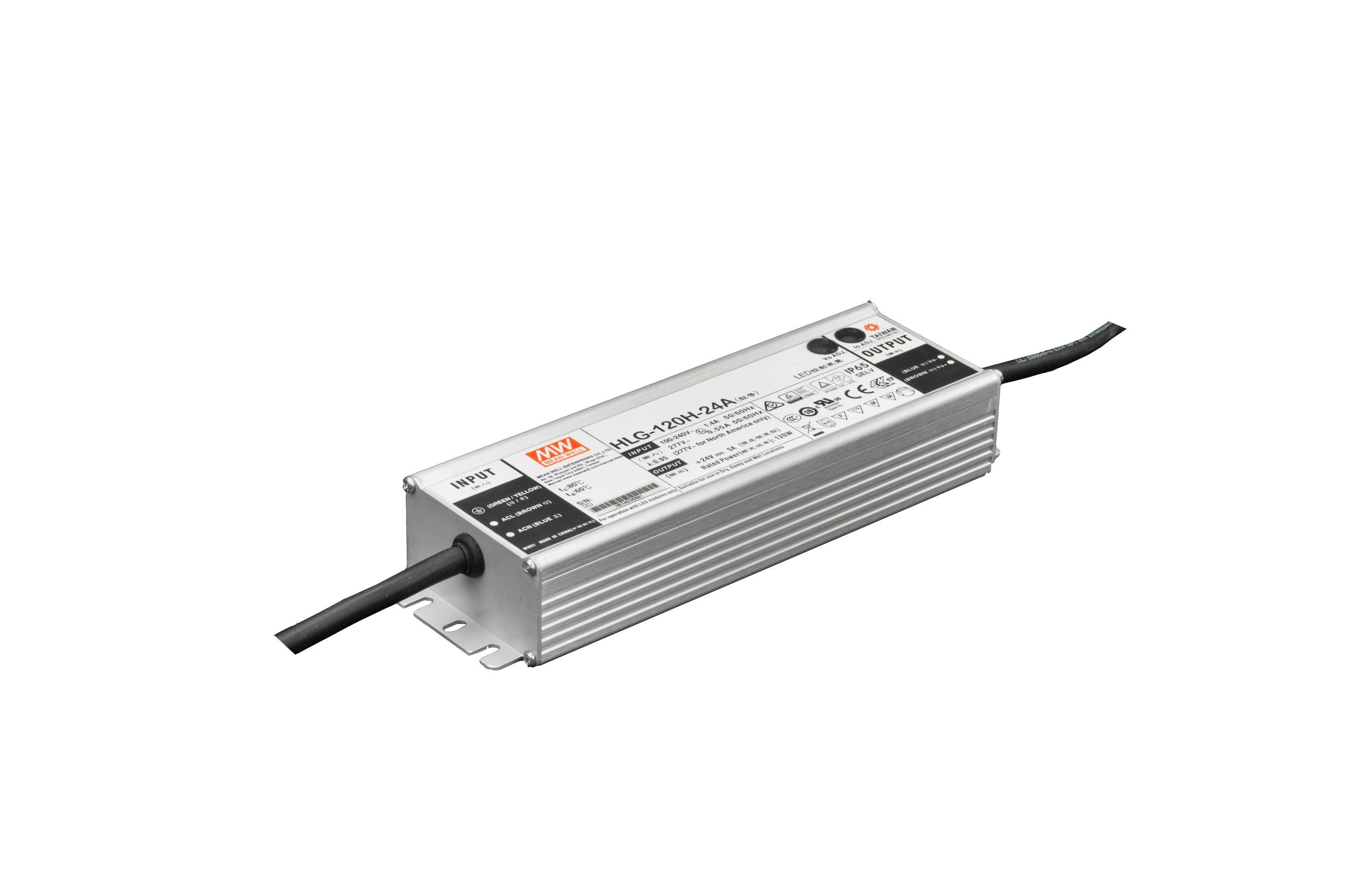 Meanwell LED-Treiber 24VDC 120W HLG-120H-24A