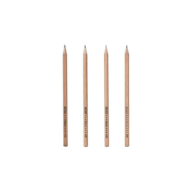 herlitz Bleistift Skizzo natur, sechseckig, Härtegrad HB