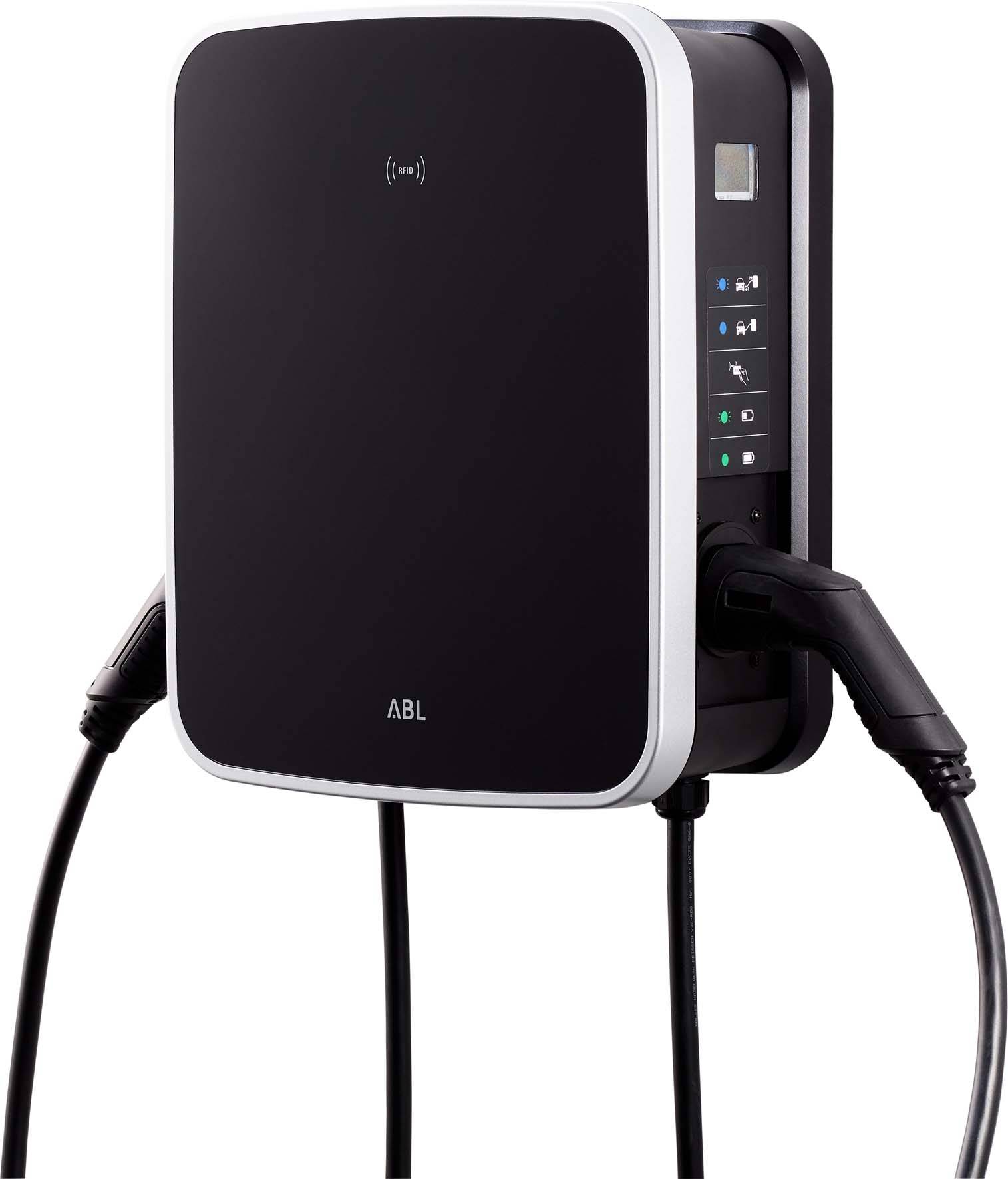 ABL Sursum E-Mobility Wallbox eMH3, 2x11kW 2xTyp 2 Ladek.Slave 3W2226