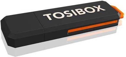 Tosibox TBK2 - 4 GB - USB Typ-A - 2.0 - Kappe - 27 g - Schwarz - Black