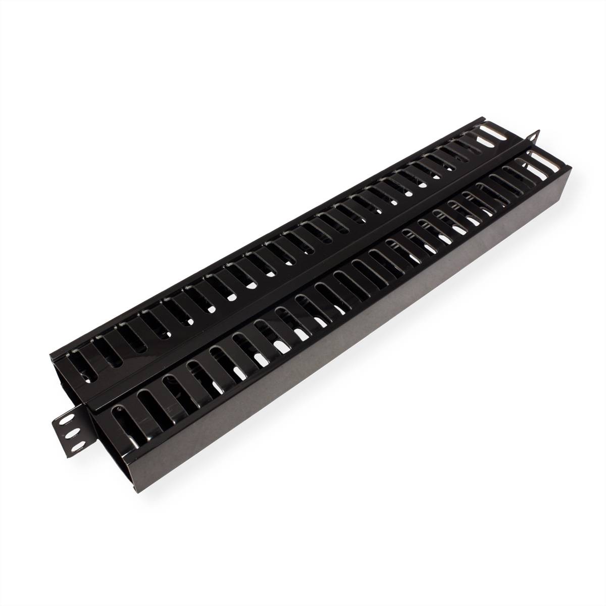 Value 26.99.0321 19 Zoll Netzwerkschrank-Luftleitblech 1 HE Tiefschwarz (RAL 9005)