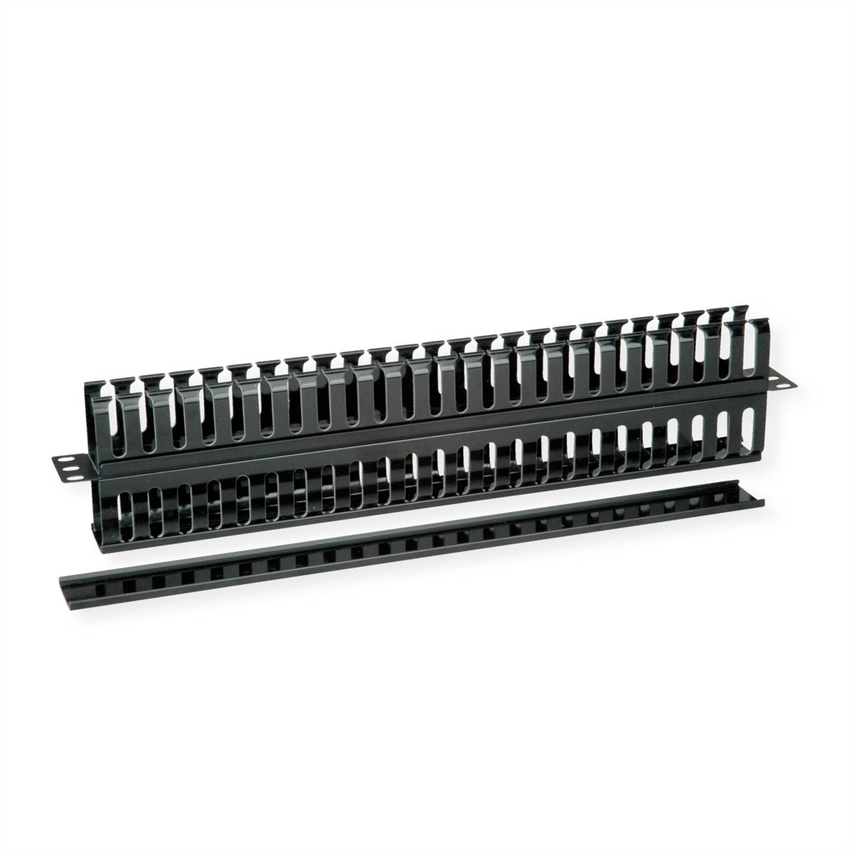 Value 26.99.0321 19 Zoll Netzwerkschrank-Luftleitblech 1 HE Tiefschwarz (RAL 9005)