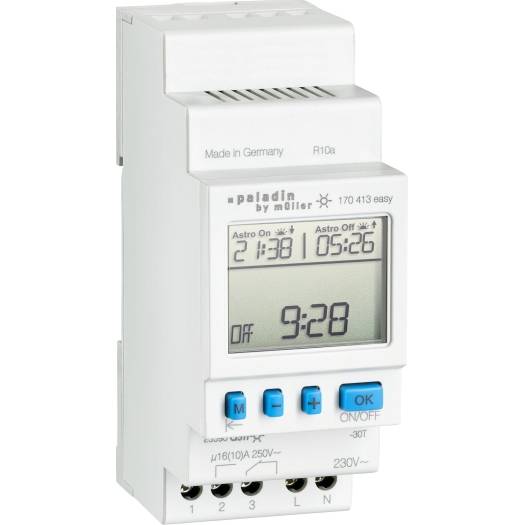 HUGO Schaltuhr mit Astro-Funktion, 170413easy Paladin ASTRO, Tag, 1 Kanal, NFC