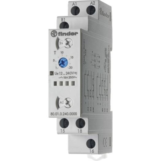 FINDER Multifunktionsrelais 8-230V 1 Umschalter