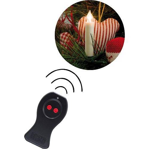 Konstsmide LED Weihnachtsbaum-Beleuchtung Batteriebetrieben Baumkerzen Warmweiß