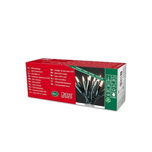 Konstsmide 6303-100 Mini-Lichterkette Innen EEK: G (A - G) netzbetrieben Anzahl Leuchtmittel 50 LED Warmweiß