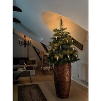 Konstsmide 2038-010 Weihnachtsbaum-Beleuchtung Innen netzbetrieben Anzahl Leuchtmittel 25 LED Warmweiß Beleuchtete Länge: 9.6m Konstsmide 2038-010 Weihnachtsbaum-Beleuchtung Innen netzbetrieben Anzahl Leuchtmittel 25 LED Warmweiß Beleuchtete Länge: 9.6m