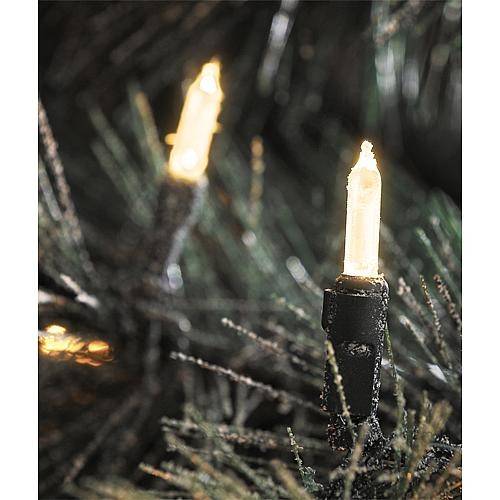 Konstsmide 6004-100 Mini-Lichterkette Außen EEK: G (A - G) netzbetrieben Anzahl Leuchtmittel 40 LED Warmweiß Beleuchtete Länge: 8.85 m