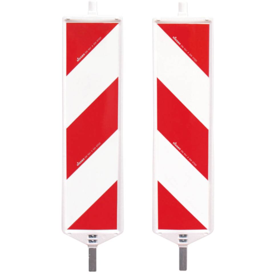 Sicherheits-Leitbake links-/rechtsweisend, ohne Fußplatte, RA1, 1319x304x60mm