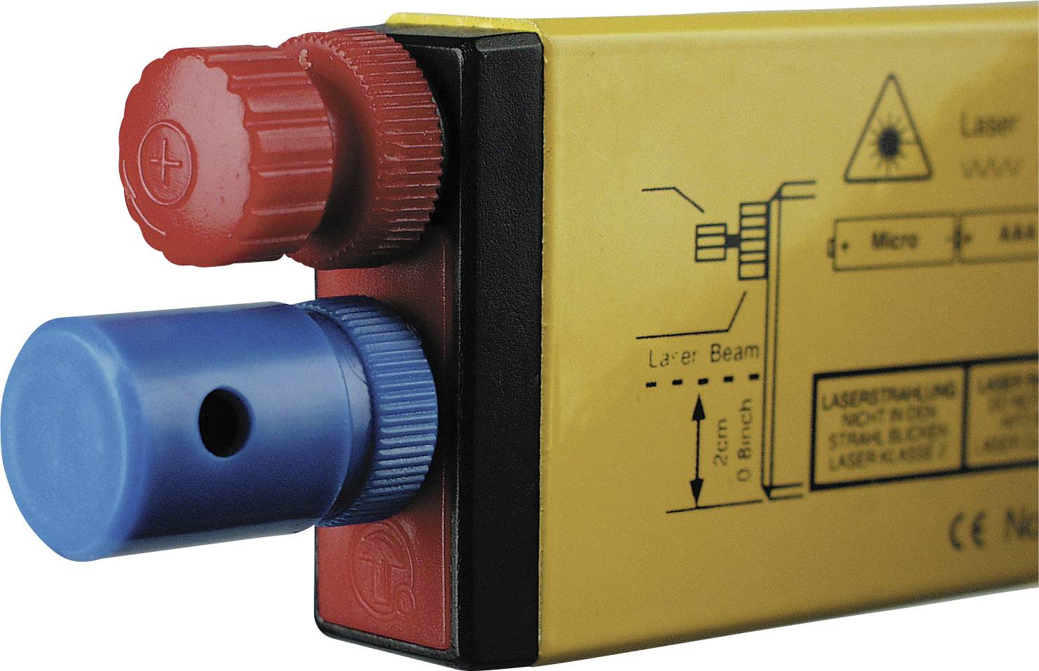 Brüder Mannesmann M81110 Laser-Wasserwaage inkl. Stativ 40cm 30m 0.5 mm/m